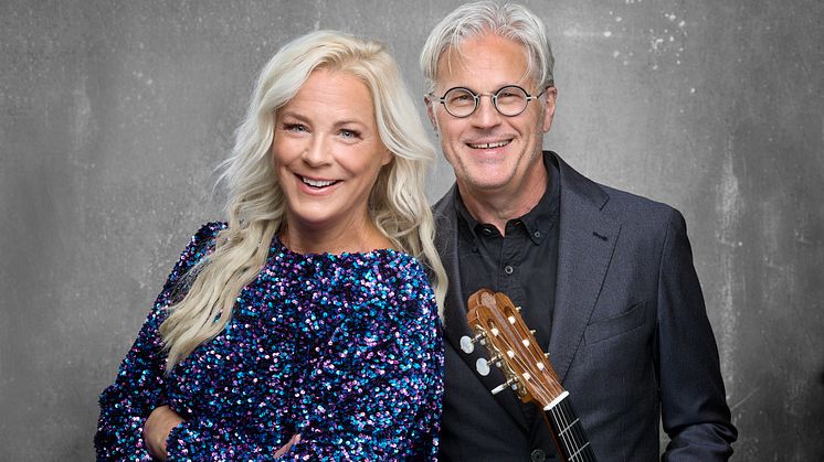 Malena Ernman och Mats Bergström bjuder in till en genreöverskridande konsert på Helsingborg Guitar Festival. Foto: Peter Knutsson
