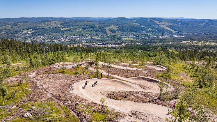 Sykkelanlegget i Trysil har noe for alle aldre og ferdighetsnivåer