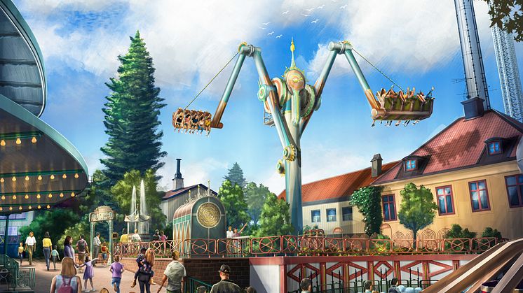 Gröna Lund tävlar ut första åket i Pumpen tillsammans med Musikhjälpen