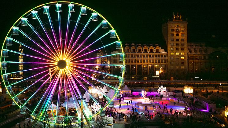 Der Leipziger Eistraum ist zum sechsten Mal auf dem Augustusplatz - Foto: Eckel Presse & PR GmbH / Maximilian Dos-Lowres
