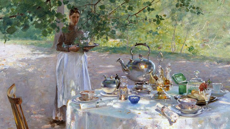 Hanna Hirsch Pauli, Frukostdags, 1887. Foto: Anna Danielsson/Nationalmuseum.