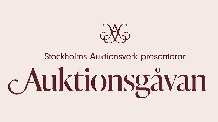 Stockholms Auktionsverk presenterar Auktionsgåvan – i samarbete med Hjärt-Lungfonden, Act Svenska kyrkan och Sverige för UNHCR
