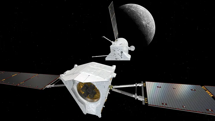 Nästa stora steg för BepiColombo sker den 3 september, då transportmodulen kopplas loss. 