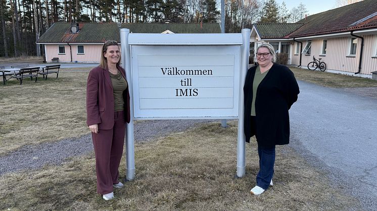 Nilla Helgesson, Direktor/VD Skyddsvärnet – anno 1910 och Magdalena Fröjd, Verksamhetschef/Föreståndare IMIS. 