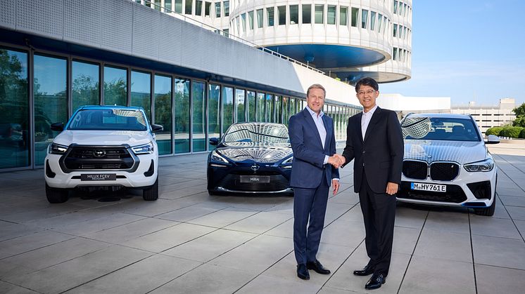 Hydrogenpionerer: BMW Group og Toyota Motor Corporation tar samarbeidet til nye høyder med hydrogenteknologi (FCEV) for personbiler.