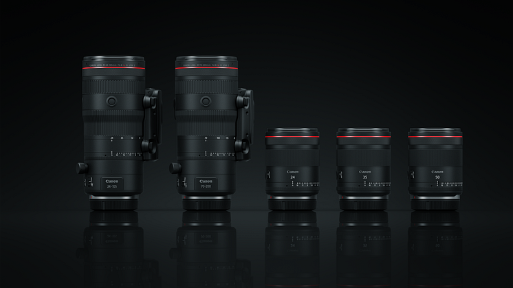 Fører verdener sammen: Canon udvider sit sortiment af hybridobjektiver endnu mere og tilføjer tre RF-objektiver til sit EOS R-system