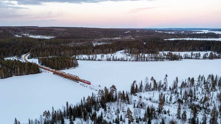 Den 105 mil långa Inlandsbanan behöver rustas för att möta nuvarande och framtida transportbehov