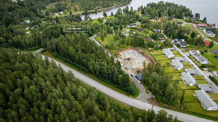 Placering av Brf Laggarudden i Ludvika
