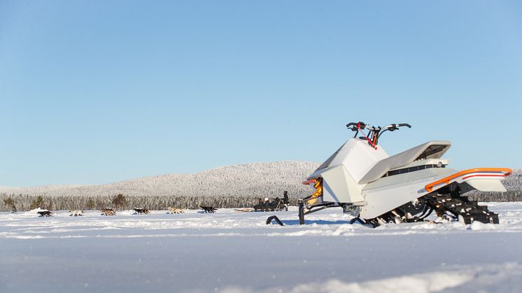 Vidde driver på utvecklingen av eldrivna snöskotrar