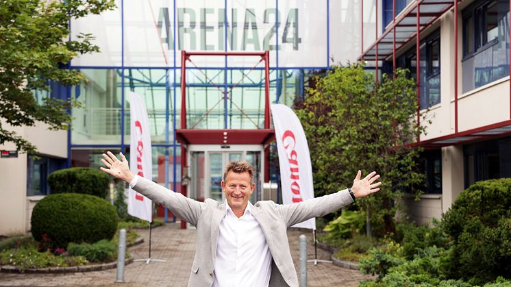 KLAR FOR BESØK: Markedsdirektør Svein Trønnes hos Canon Norge ser frem til Canons Arena 24 den 4. og 5. september. Foto: Canon.
