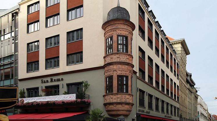 Fürstenhauserker in Leipzig (Grimmaische Straße/Nikolaistraße)