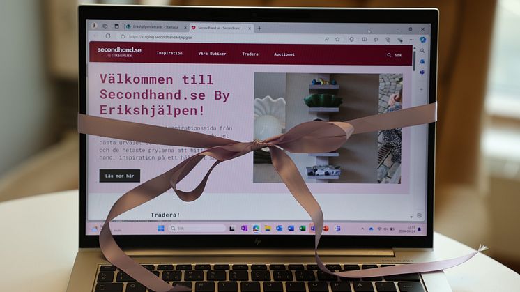 På secondhand.se by Erikshjälpen får besökaren upptäcka second hand-inredda hem, få tips på smart remake och återbruk, och ta del av det senaste inom hållbart mode.