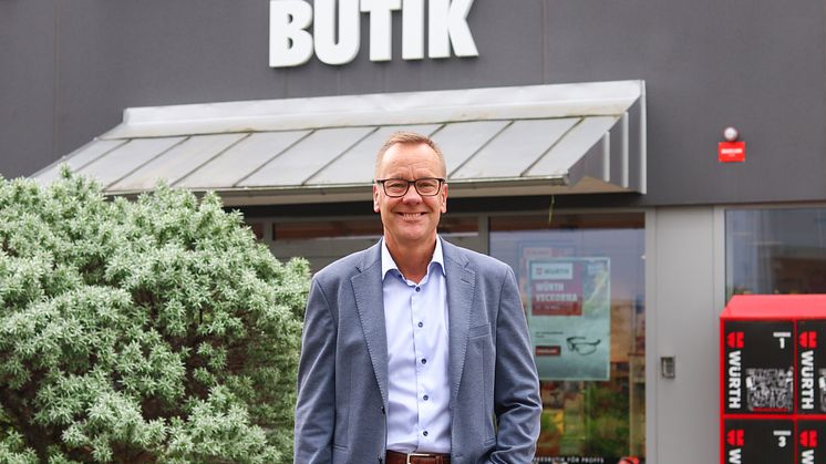 Jan Kahlin, chef för butikskedjan på Würth Svenska AB