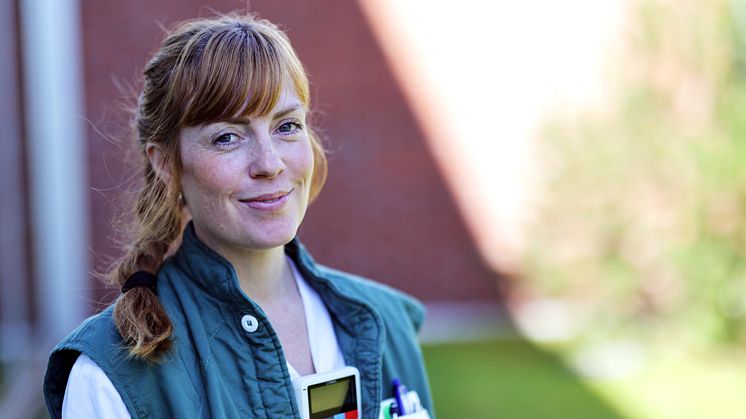 Elin Palsdottir Stenberg, dietist inom heldygnsvården på Psykiatrin Halland.