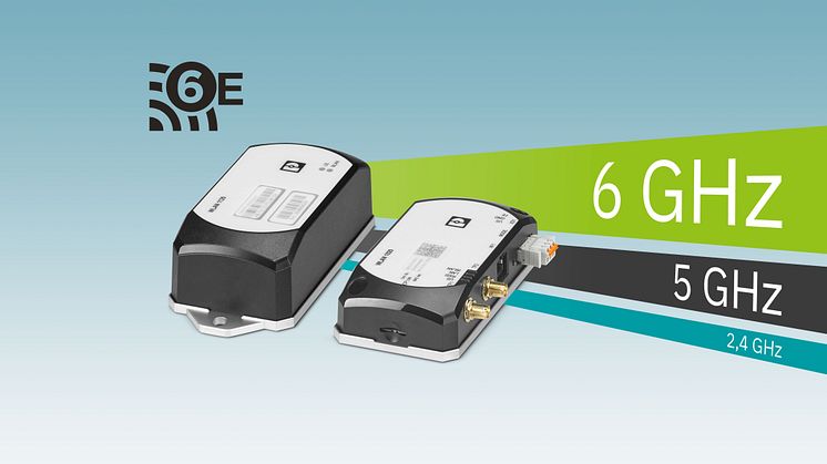 New WLAN modules for the 6 GHz band improve industrial automation