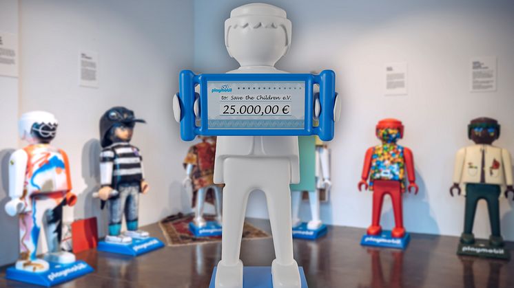 Playmobil-Kunstwerke für über 25.000 Euro versteigert: Künstlerinnen und Künstler spenden alle Erlöse an Save the Children e.V.