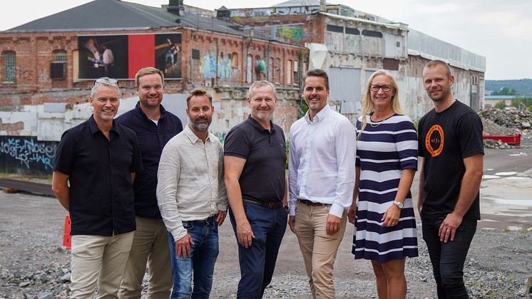 I bild från vänster: Johan Lejonthun, Sebastian Mattsson, Magnus Andersson, Bjarne Fjellanger, Filip Stefansson, Jenny Tonning och Andreas Leandersson.
