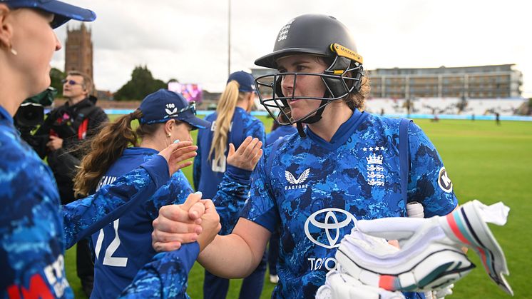 England Women secure series clean-sweep in Taunton