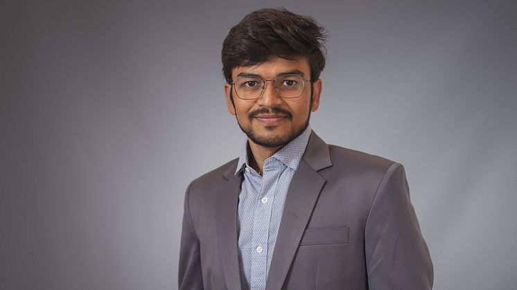 Ayush Kumar Varshney, doktorand vid Institutionen för datavetenskap på Umeå universitet. Foto: Hans Karlsson