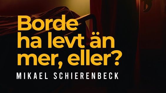 ”Borde ha levt än mer, eller?” – Mikael Schierenbeck skildrar kampen mot cancer i emotionell diktsamling
