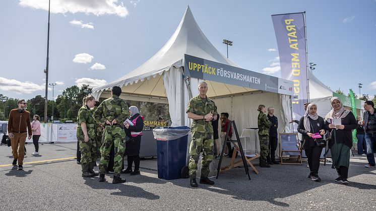 Arkivbild tidigare deltagande vid Järvaveckan. Foto: Försvarsmakten