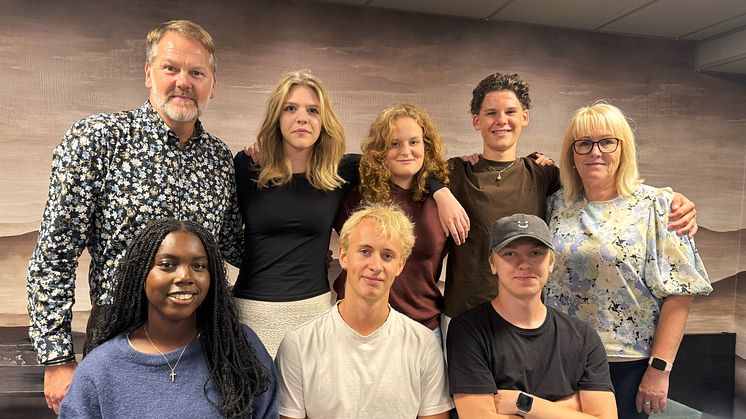 2024 års drömjobbare tillsammans med Janis Lancereau och Ingela Björkman.