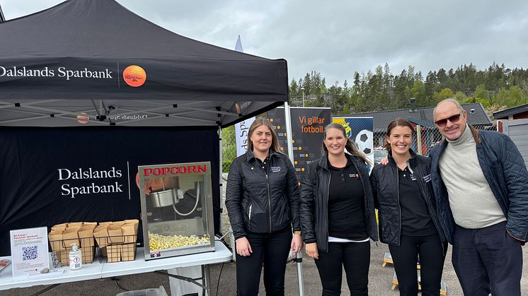 Popcornpremiär och spelglädje när banken besökte Kroppefjälls IF:s Aktivitetsdag