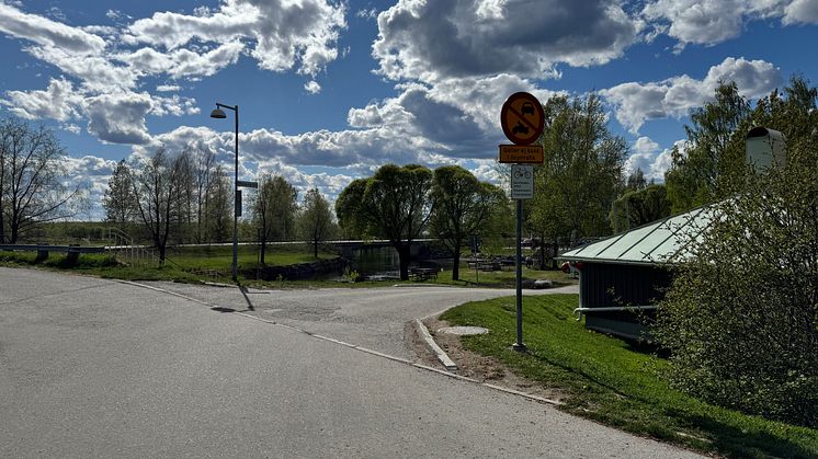 Sträckan Hamnplan-Trädgårdsgatan kommer att få fordonsbegränsande åtgärder från och med 2 juni. I samband med det får Citylinjen en ny dragning.  Foto: Piteå kommun