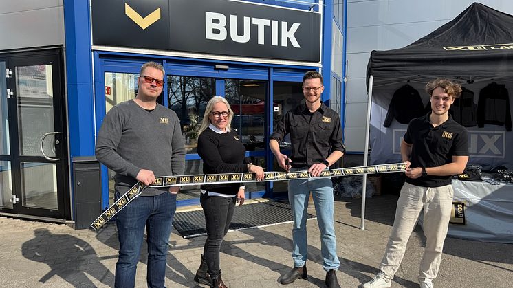 Från vänster, Philip Magnusson, Annelie Ingemarson, Patrik Bjurka och Christoffer Vallenthin.