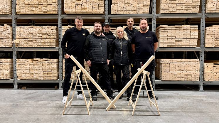 Från vänster, Carl Littlewood, Jonas Persson, Andreas Ahlgren, Anna Ferm, Harald Grundetjern och Jerry Utriainen.