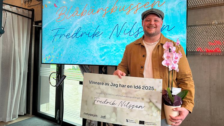 ”Blåbärsbussen” tänkte nytt och vann Gävleborgs största idétävling