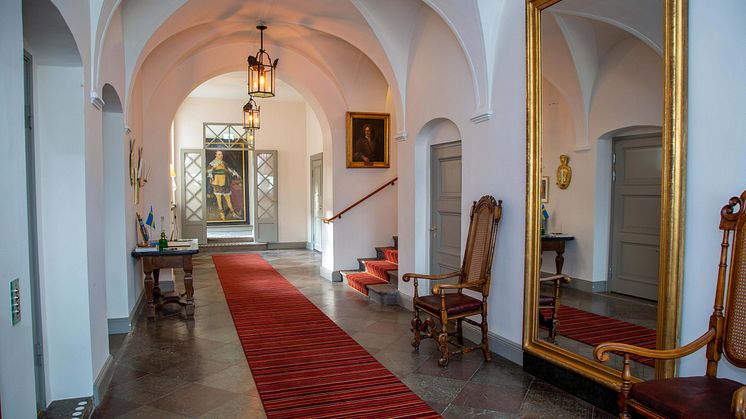 Entré i residenset i Göteborg. Foto: Anders Rudäng.