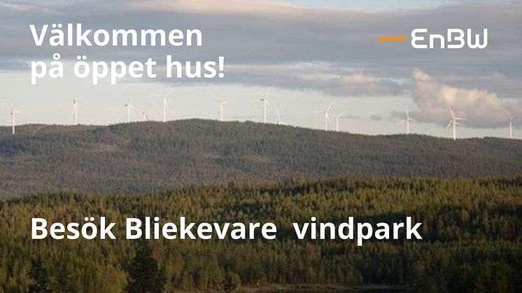 Välkomna att besöka Bliekevare vindpark