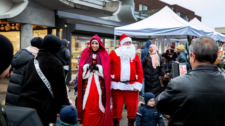 Träffa tomte eller tomtemor vid julmarknad på Rosengård lördagen den 10 december. Foto: Miriam Preis