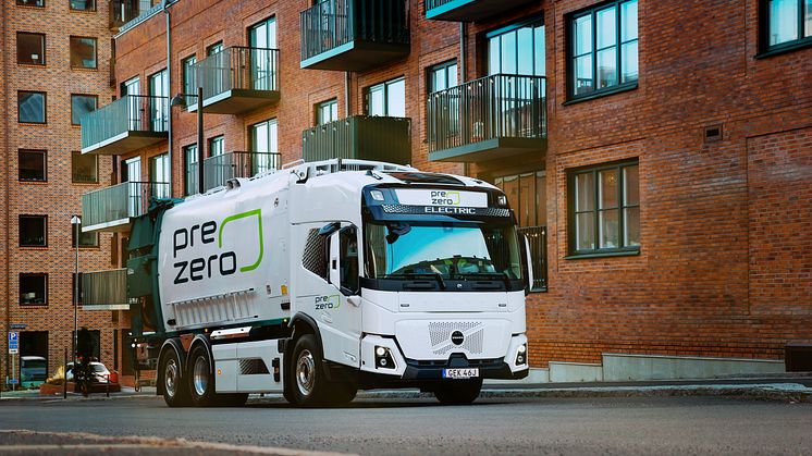 PreZero beställer 42 eldrivna lastbilar – tar täten inom eldrivna återvinningsfordon i Sverige