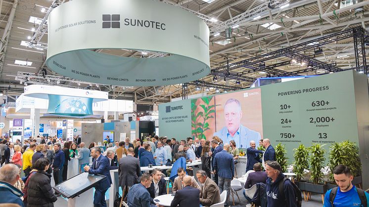 SUNOTEC booth at Intersolar Europe 2025