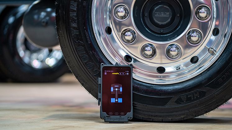 Goodyear DriverHub-appen nå tilgjengelig in PACCAR Connect for DAF Trucks