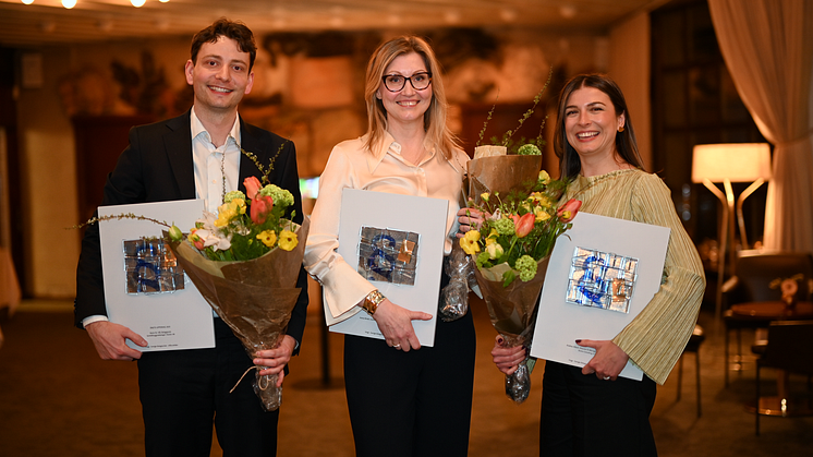 Foto: Mikael Ingemyr. Från vänster Kevin St: Hill, Anna Almén, Andrea Allard