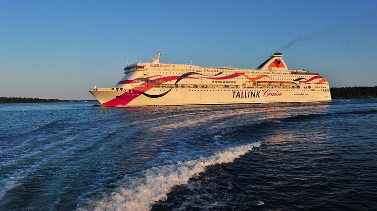 Die Baltic Queen ist zwischen Stockholm und Tallinn unterwegs