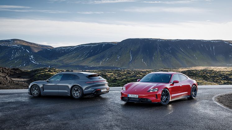 Tre nye modeller: Porsche fuldender den fuldt elektriske Taycan-familie