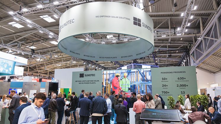 SUNOTEC Booth at Intersolar Europe 2025