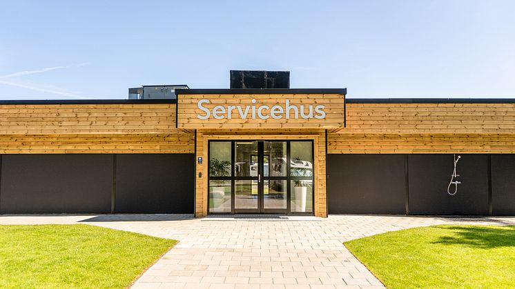 Nytt Servicehus (2023) på Topcamp Sjøsanden