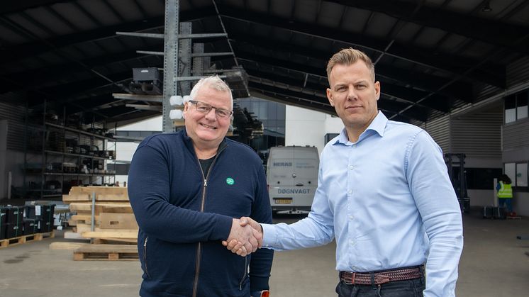 Lars Kramer, t.v. og Markild Iversen, t.h. Foto: Heras Danmark