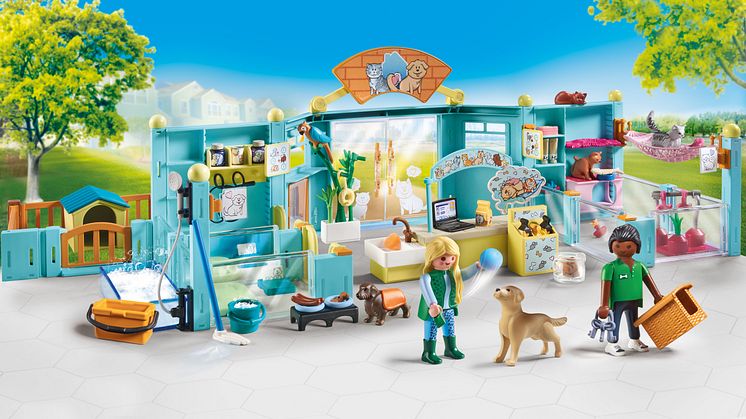 Immer bestens versorgt im neuen Tierhotel von PLAYMOBIL