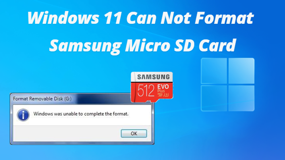 windows 11 kann samsung micro sd karte nicht formatieren