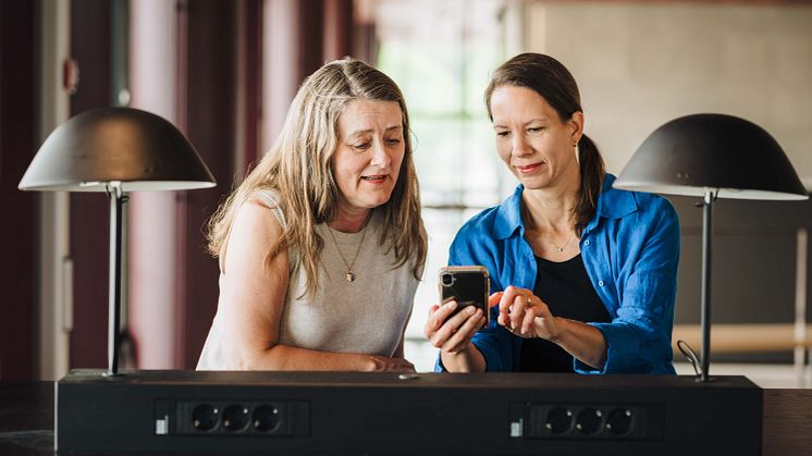 Anette Wickström och Judith Lind på Tema Barn vid Linköpings universitet.