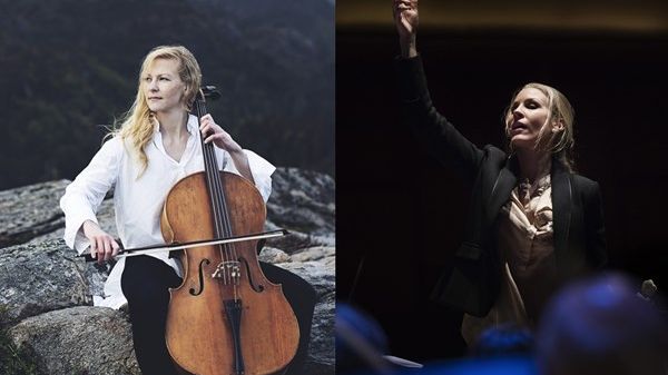 Cellisten Amalie Stalheim och dirigenten Cathrine Winnes möts i en konsert där Nordiska Kammarorkestern utökats med femton extra musiker. Bilden är ett montage.
