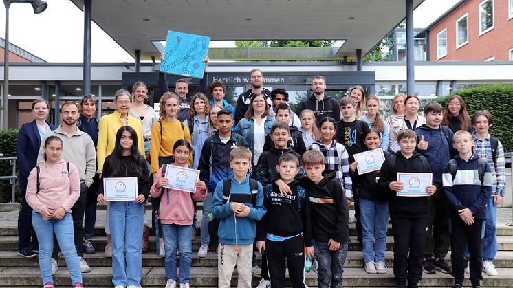 Studierende der Universität Vechta erarbeiten spielerisch Sprachkompetenzen mit Schülerinnen und Schülern der Geschwister-Scholl-Oberschule