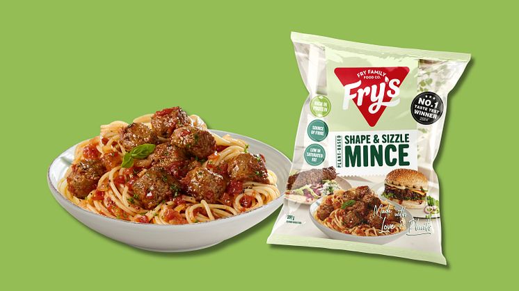 Fry’s plant-based Shape & Sizzle Mince