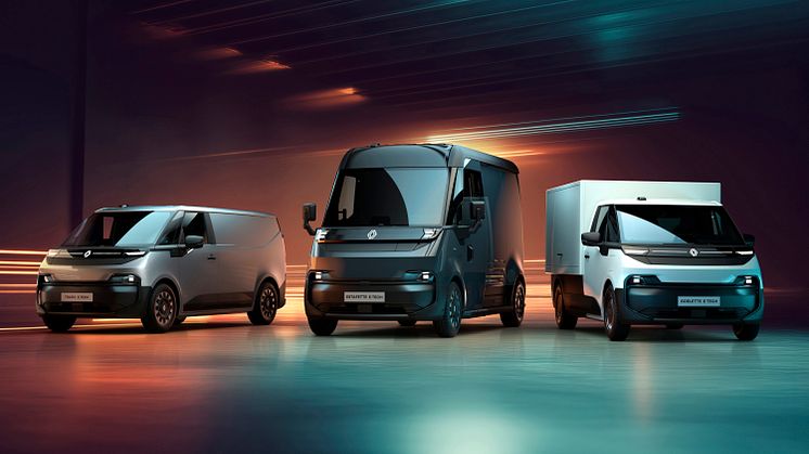 Trafic E-TEch electric, Estafette E-Tech electric og Goelette E-TEch electric